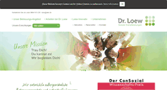 Desktop Screenshot of dr.loew.de